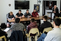 Les rugbymans du Rouen Normandie Rugby